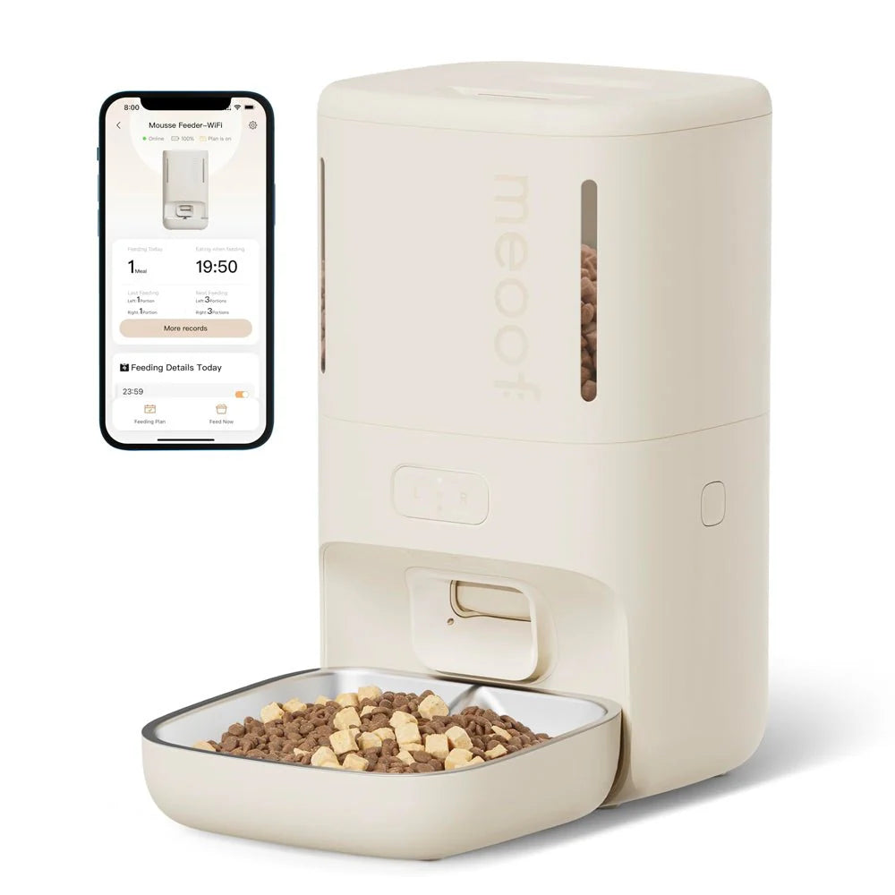 Mousse Smart Pet Feeder (with li-ion battery)